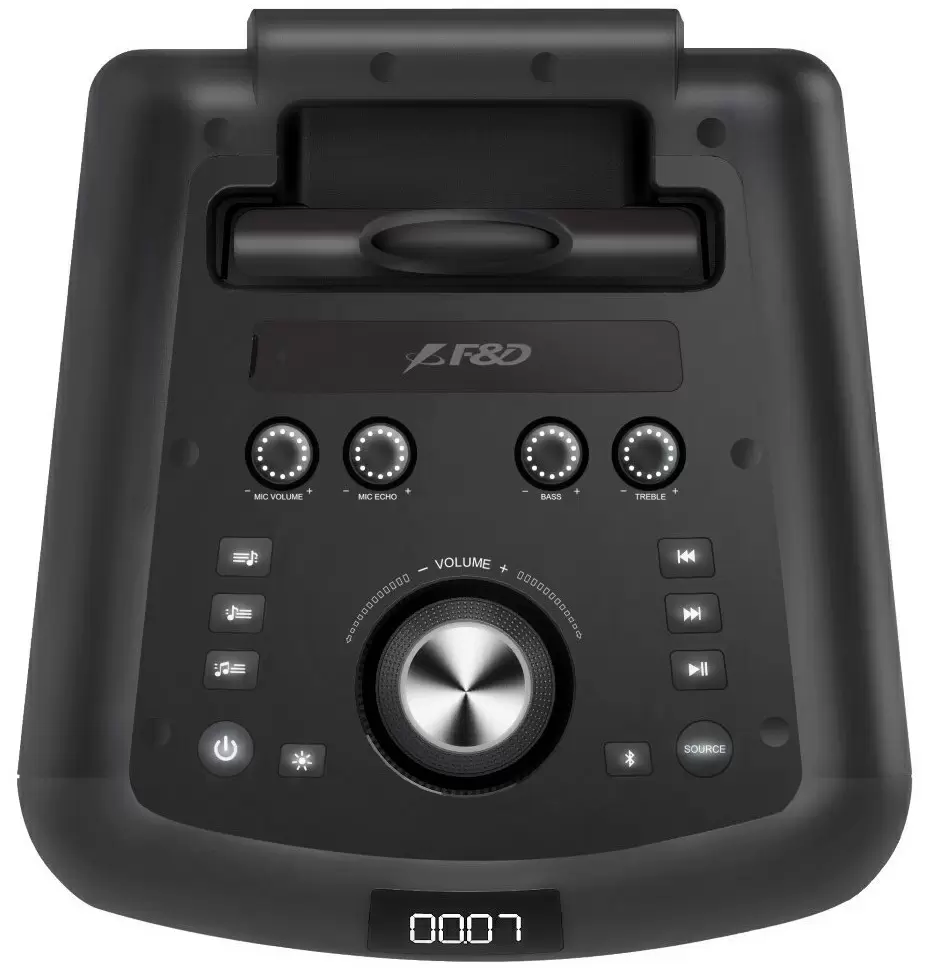 Boxă portabilă F&D PA300, negru