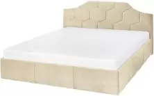 Кровать Modern Monica Kanna 03 подъемный механизм 160x200см, светло-бежевый