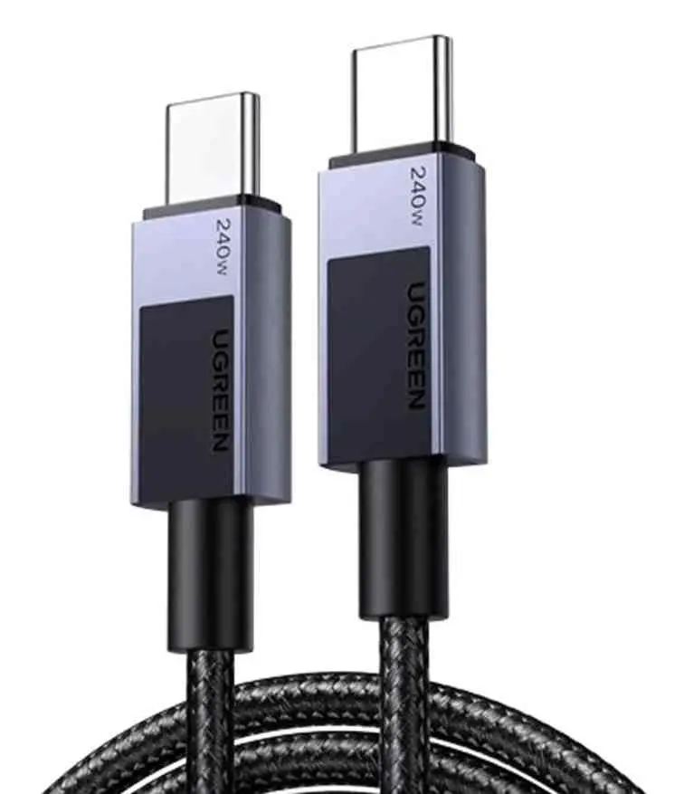 USB Кабель Ugreen Type-C to Type-C 2m, серый