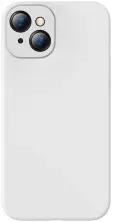 Husă de protecție Baseus Liquid Silica Gel Protective Case For iPhone 13, alb