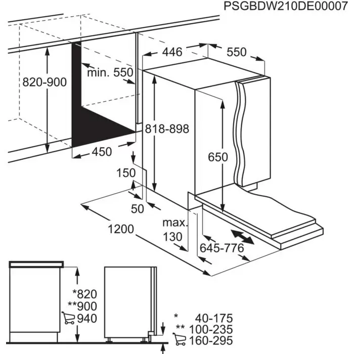 Maşină de spălat vase Electrolux EEA13100L