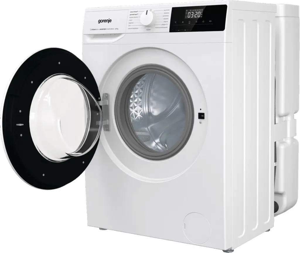 Maşină de spălat rufe Gorenje WNHPI 72 SCSIRV/UA, alb
