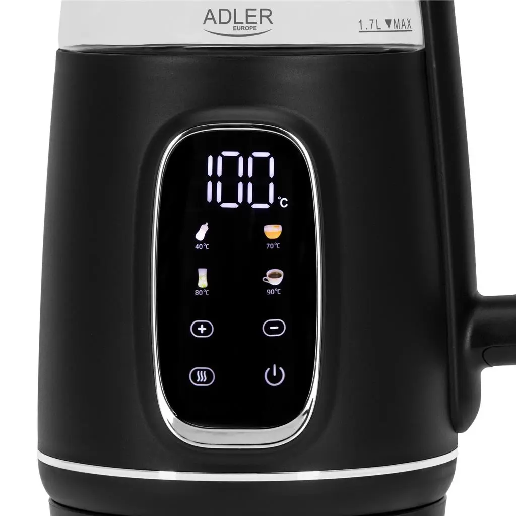 Fierbător de apă Adler AD-1305, negru