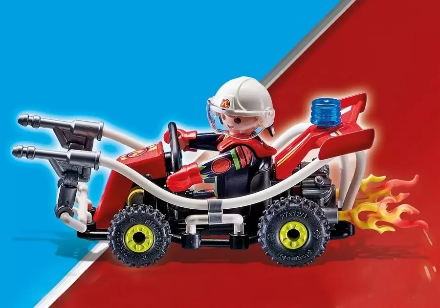 Set jucării Playmobil Stunt Show Fire Quad