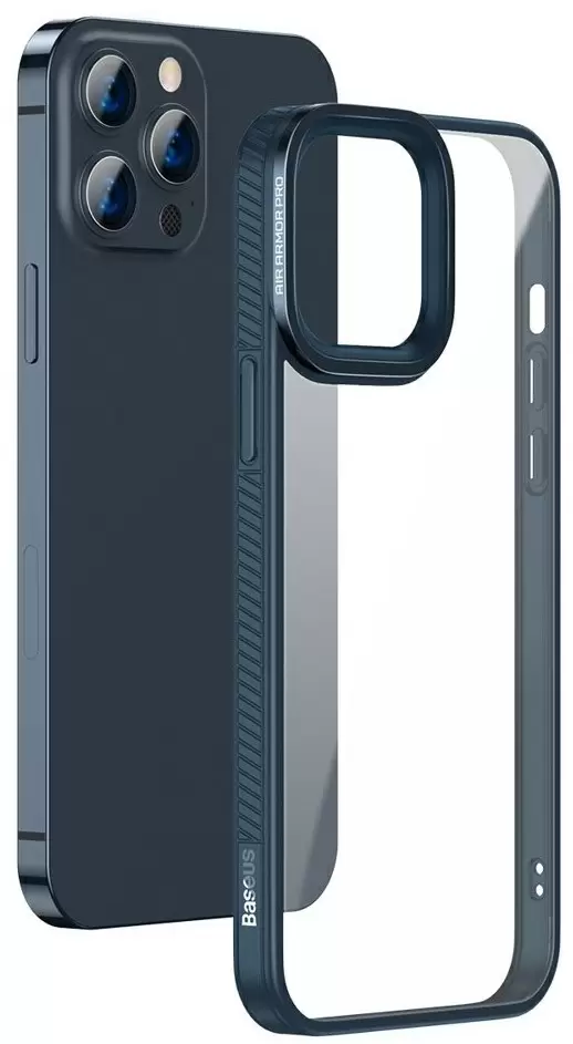 Чехол Baseus Crystal Case For iPhone 13 Pro Max, синий