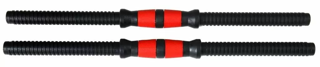 Гантель FunFit Dumbbell Set 2x20кг, черный/красный