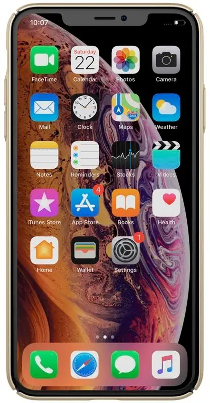 Чехол Nillkin Apple iPhone XS Max Air, золотой