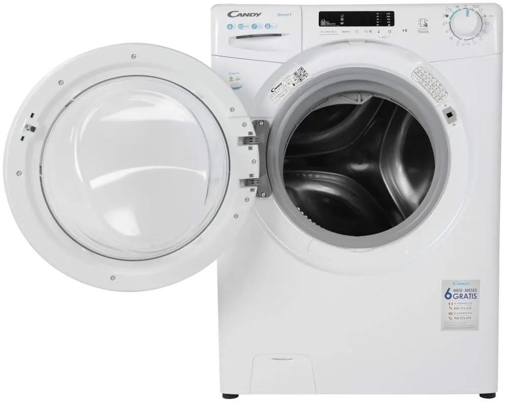 Maşină de spălat rufe Candy CS4 1262DE/1-S, alb