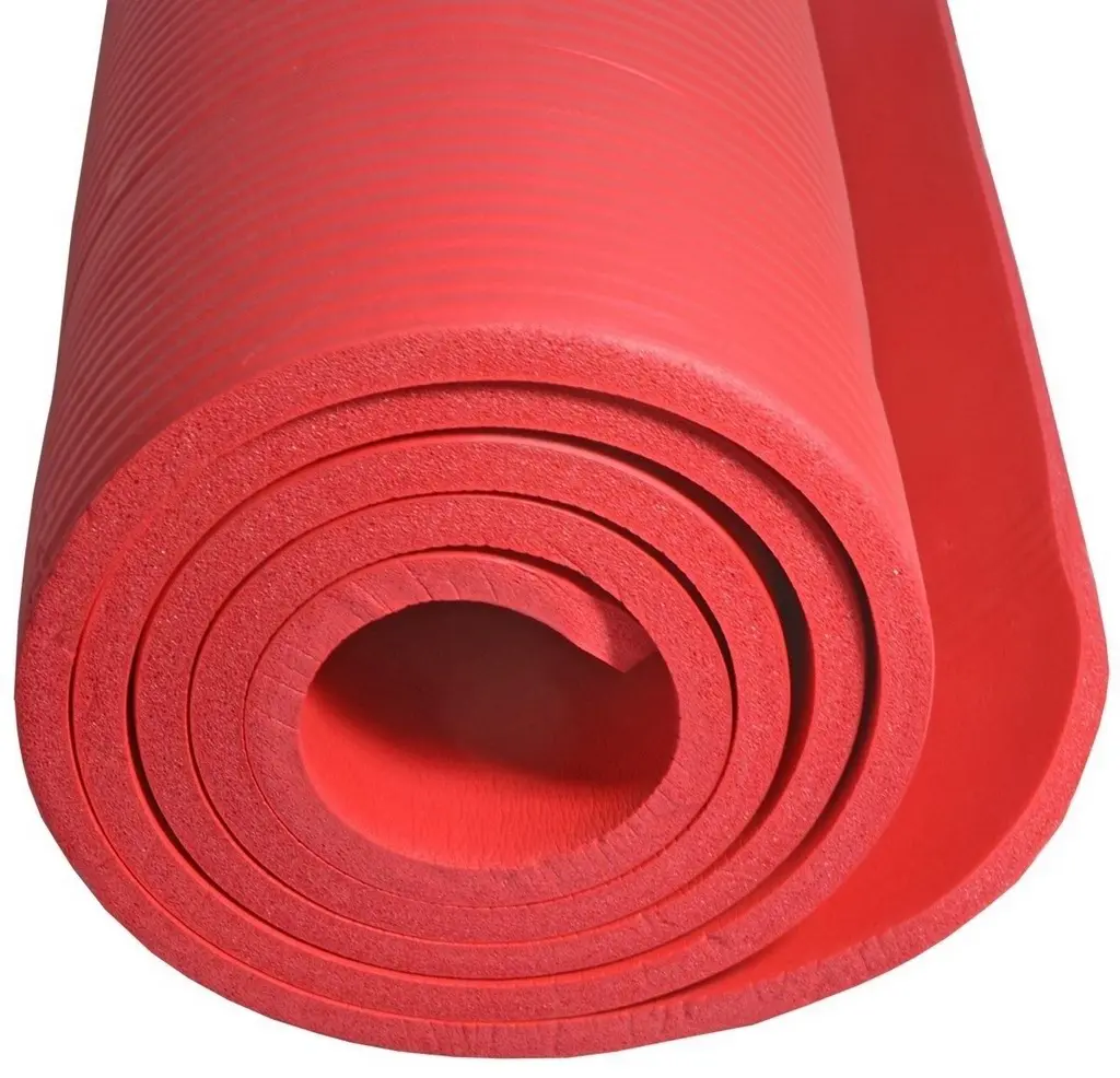 Коврик для йоги EB Fit Fitness Mat NBR, красный