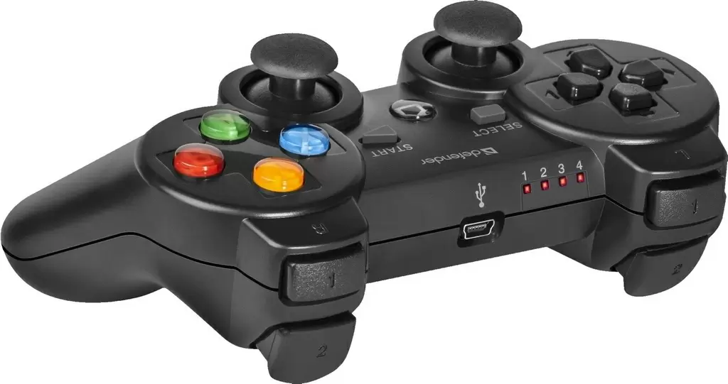 Gamepad Defender Crusher, negru