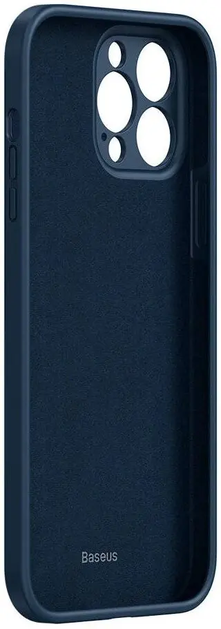 Husă de protecție Baseus Liquid Silica Gel Protective Case For iPhone 13 Pro Max, albastru