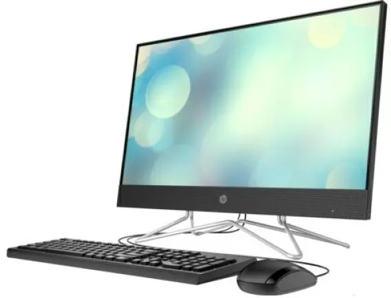 Моноблок HP AiO 24-df0057ur (23.8"/FHD/Pentium J5040/4GB/256GB/Internal Graphics), черный