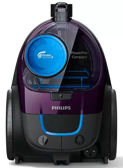 Пылесос для сухой уборки Philips FC9333/09, черный/синий/фиолетовый