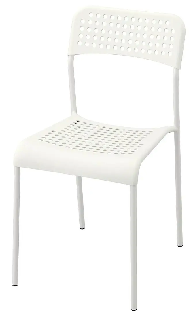 Scaun IKEA Adde, alb