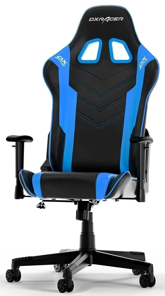 Геймерское кресло DXRacer Prince, черный/синий
