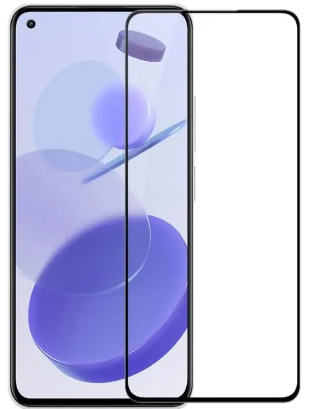Защитное стекло Nillkin Xiaomi Mi11 Lite Tempered Glass CP+ pro, черный