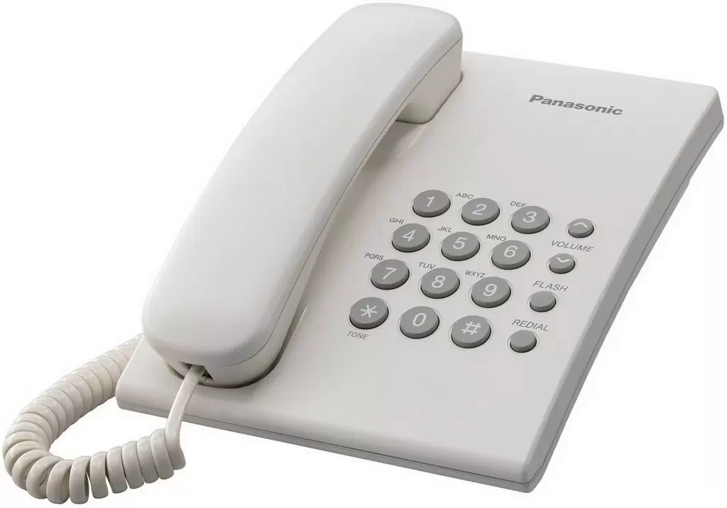 Telefon cu fir Panasonic KX-TS2350UAW, alb