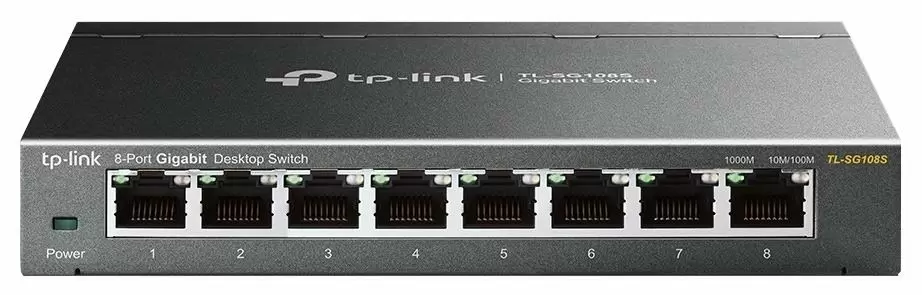 Switch TP-Link TL-SG108S, negru