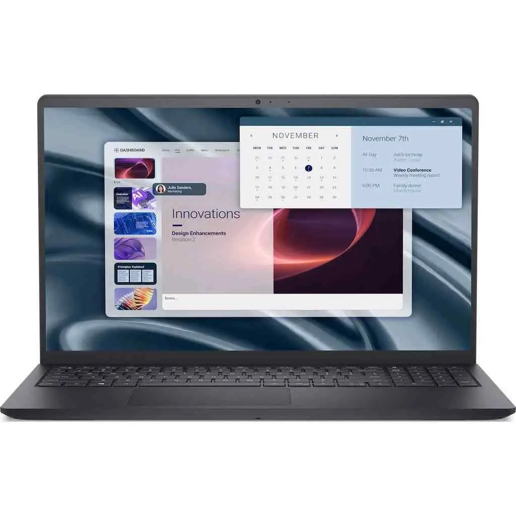 Ноутбук Dell Pro 15 Essential PV15255 (15.6"/FHD/Ryzen 5 7520U/8GB/512GB/Radeon Graphics/Win 11), черный на tehnoparc.md Ноутбук Dell Pro 15 Essential PV15255 (15.6"/FHD/Ryzen 5 7520U/8GB/512GB/Radeon Graphics/Win 11), черный
