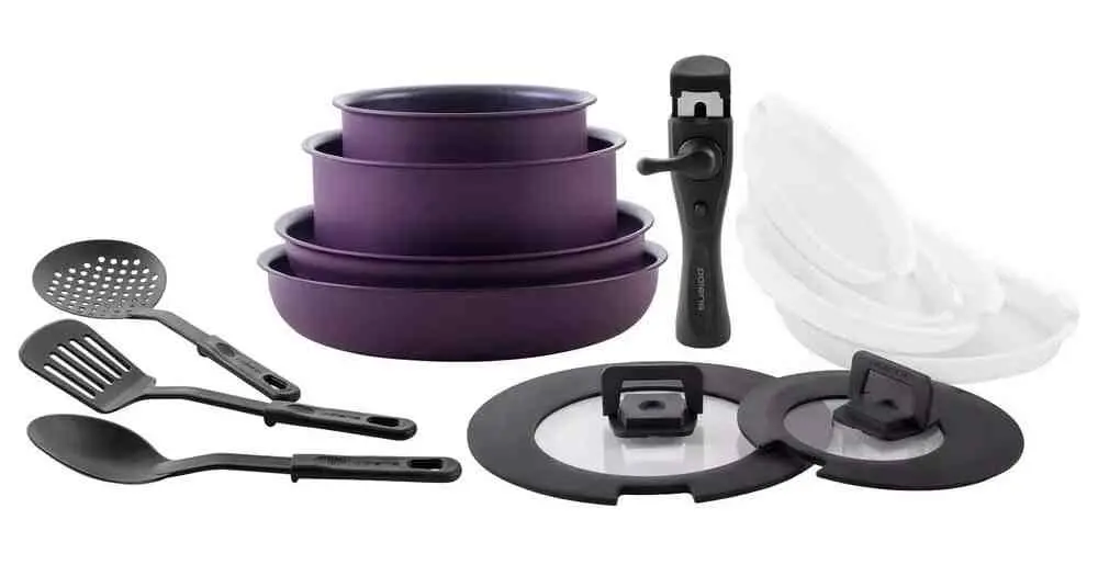 Set vase de gătit Polaris EasyKeep-14D, violet