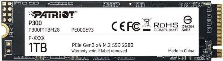 Disc rigid SSD Patriot P300 M.2 NVMe, 1TB