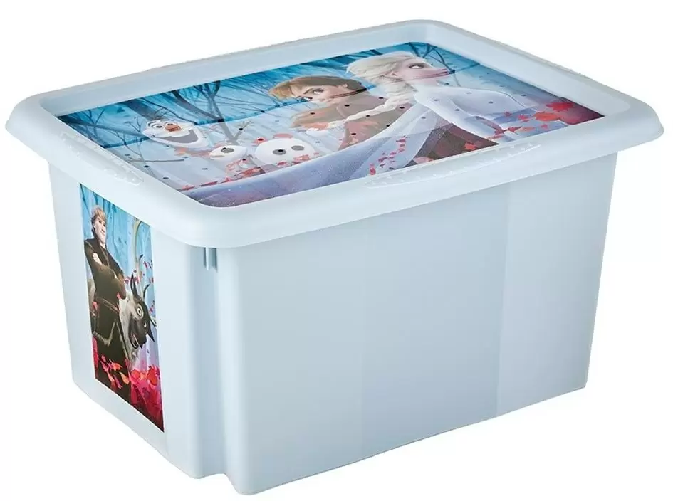 Container pentru jucării Keeeper Keeeper Frozen 30L, albastru deschis