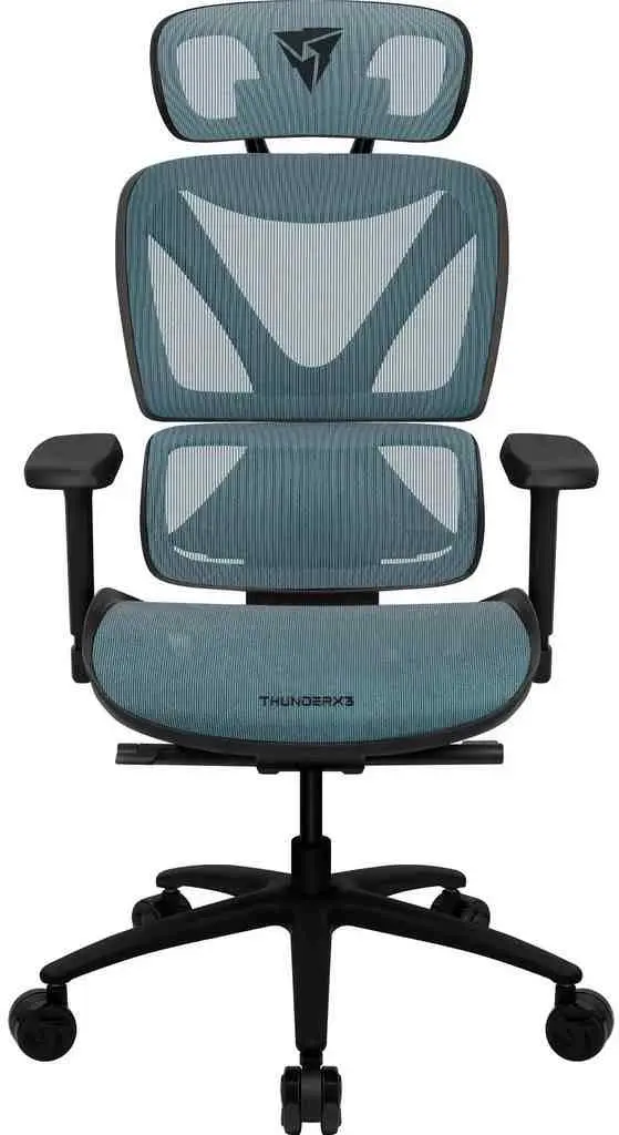 Scaun de birou ThunderX3 XTC, albastru/negru