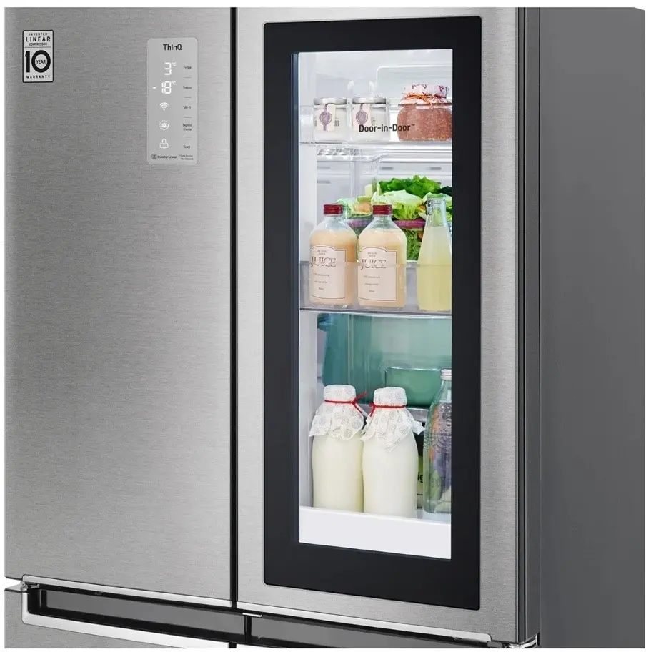Frigider LG GC-Q22FTAKL, inox