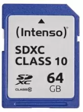 Карта памяти Intenso MiscroSD Class 10, 64GB