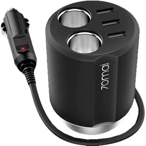 Încărcător auto Xiaomi 70mai Cigarette Lighter Socket Pro, negru