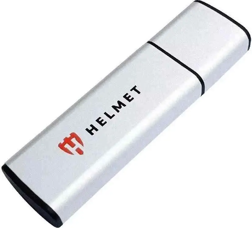 USB-флешка Helmet HMTUSB32ML256GBSL, серебристый на tehnoparc.md USB-флешка Helmet HMTUSB32ML256GBSL, серебристый