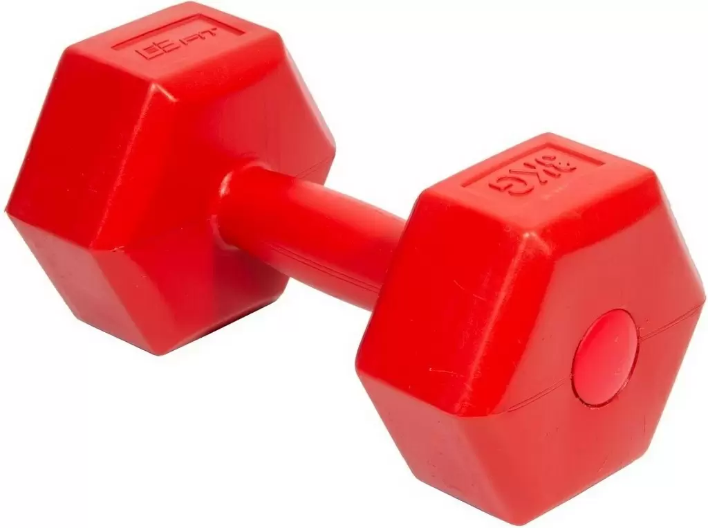 Гантель EB Fit Dumbbell Set 2x3кг, красный