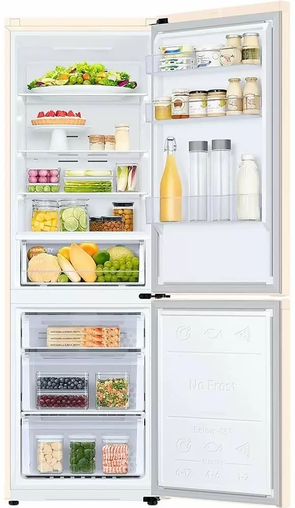 Холодильник Samsung RB34C600EEL/UA, бежевый