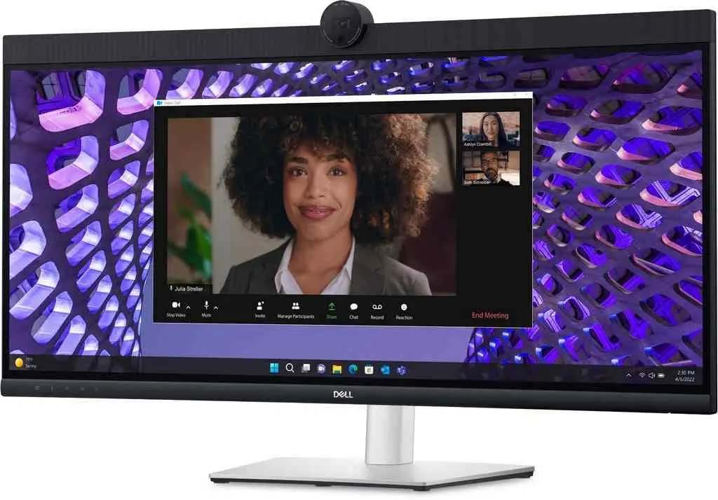 Монитор Dell P3424WEB, черный/серебристый