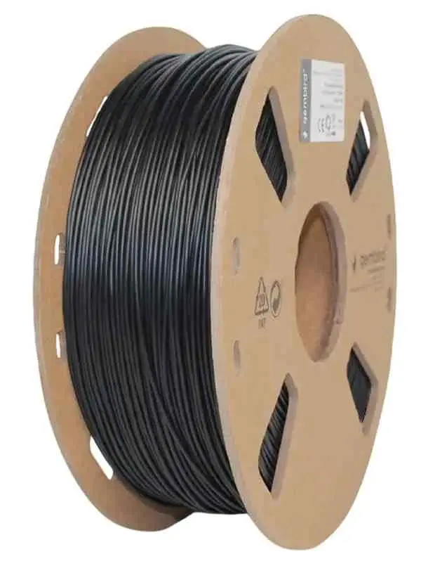 Filament pentru imprimare 3D Gembird 3DP-PLA-FL-01-BK, negru