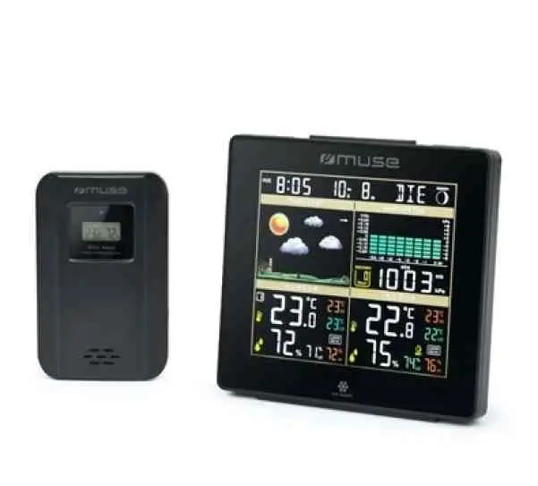 Stație meteo Muse M-085WS, negru