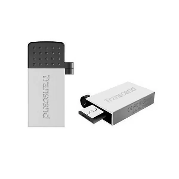 Flash USB Transcend JetFlash 380S 8GB, argintiu