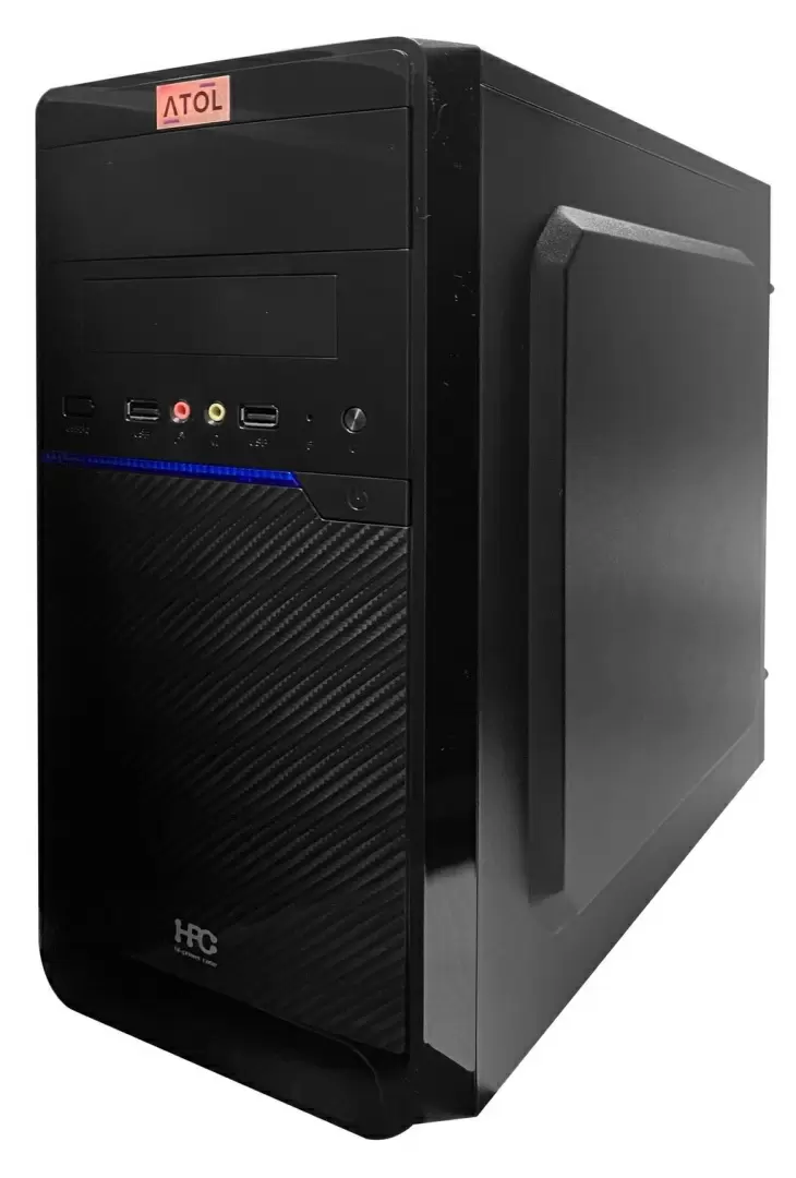 Системный блок Atol PC1029MP (Pentium G6400/8GB/480GB), черный