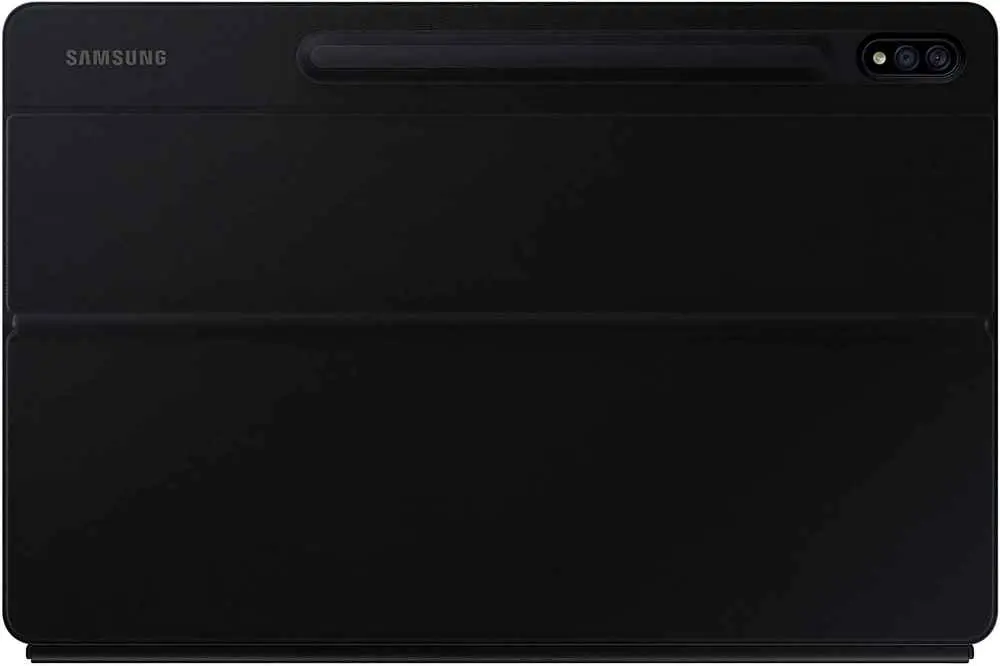 Чехол книжка Samsung Keyboard Galaxy Tab S7+/S7 FE, черный