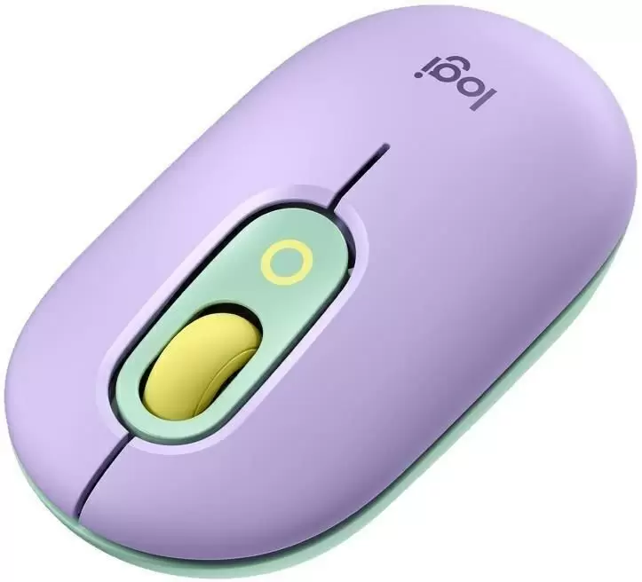 Mouse Logitech POP, mentă/violet