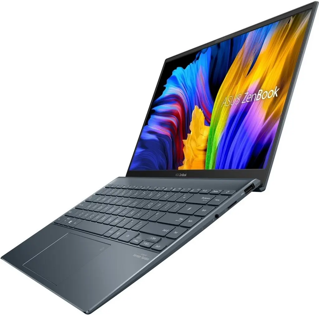 Laptop Asus Zenbook UM425QA (14"/FHD/Ryzen 7 5800H/16GB/512GB/AMD Radeon), gri