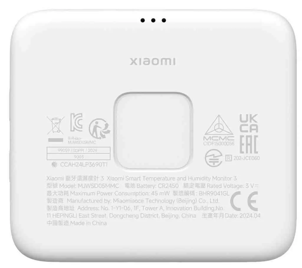 Stație meteo Xiaomi Smart Temperature and Humidity Monitor 3, alb pe tehnoparc.md Stație meteo Xiaomi Smart Temperature and Humidity Monitor 3, alb