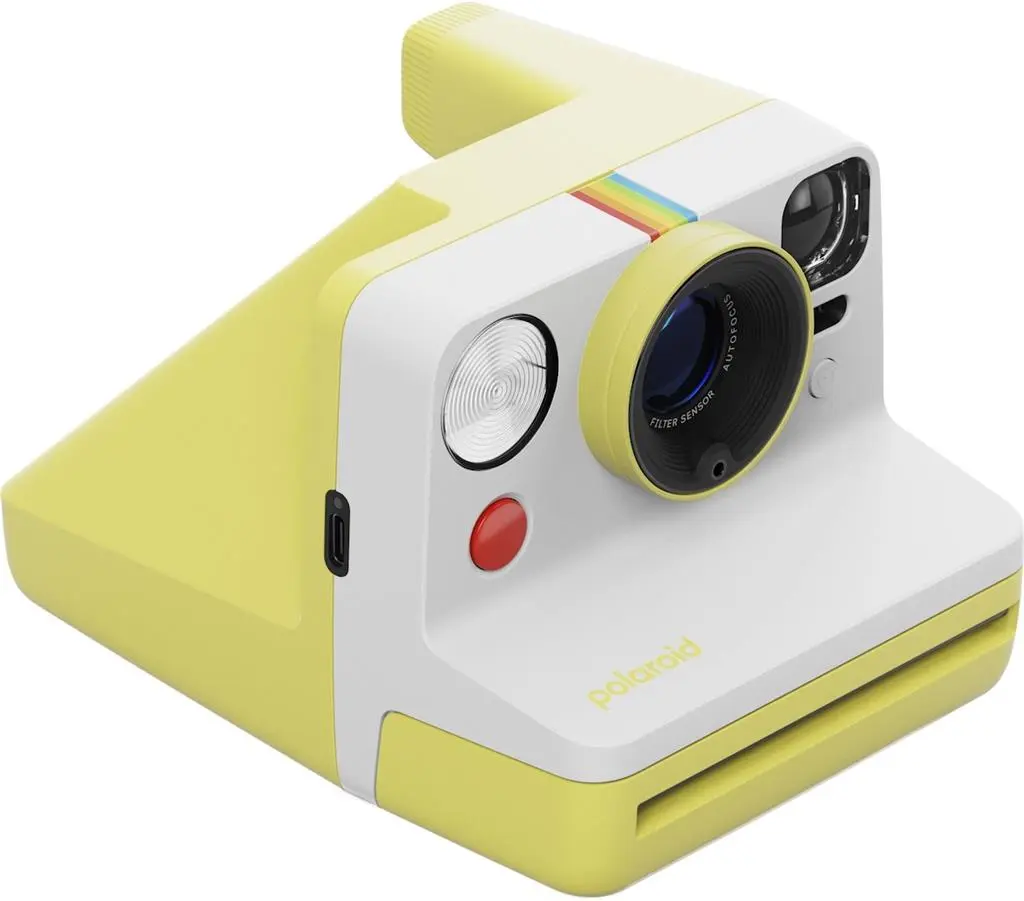 Aparat foto cu imprimare instantanee Polaroid Now Gen 3, galben pe tehnoparc.md Aparat foto cu imprimare instantanee Polaroid Now Gen 3, galben