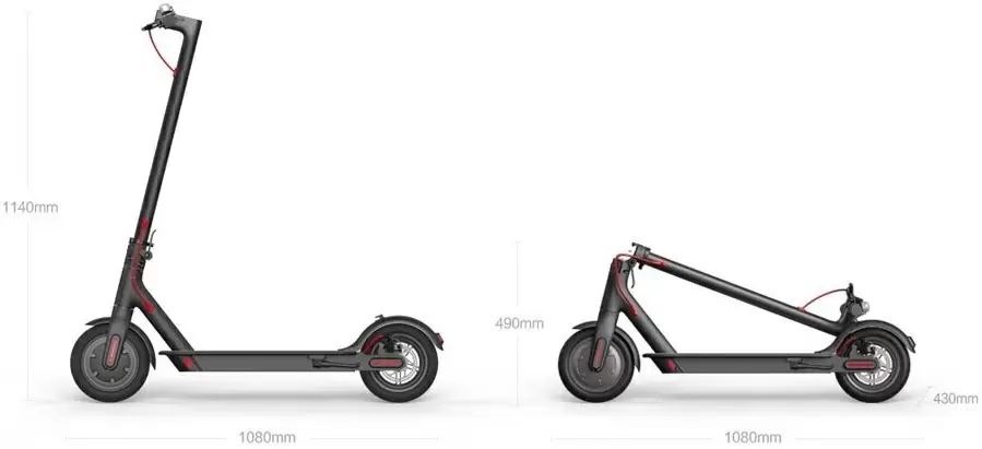 Trotinetă electrică Xiaomi Mi Electric Scooter M365, negru