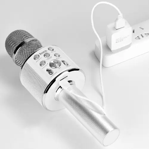 Microfon Hoco BK3, argintiu
