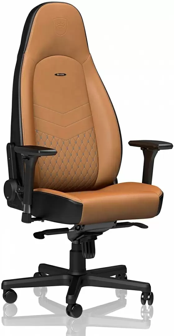 Scaun de birou Noblechairs NBL-ICN-RL-CBK, negru/cafeniu