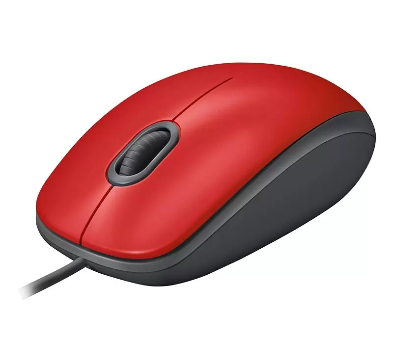 Мышка Logitech M110 Silent, красный