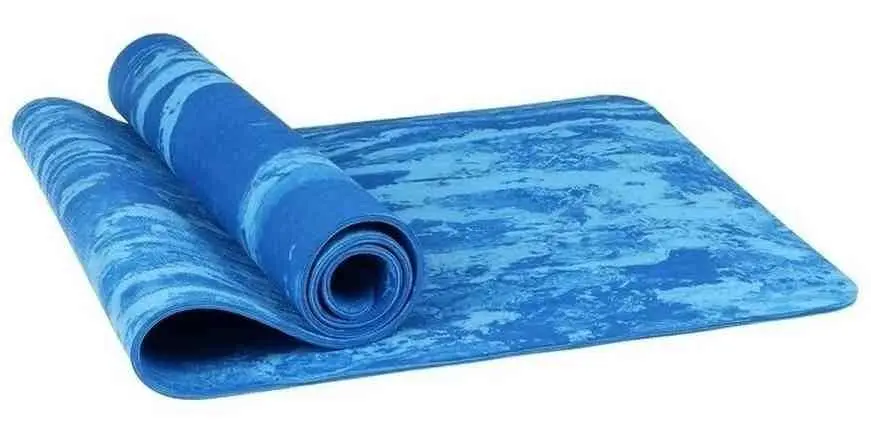 Covoraș fitness 4Play Camouflage 183x61x0.4cm, albastru