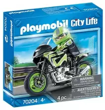 Set jucării Playmobil Motorcycle With Rider