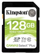 Карта памяти Kingston Canvas Select Plus SDXC V10 Class 10 UHS-I, 128GB